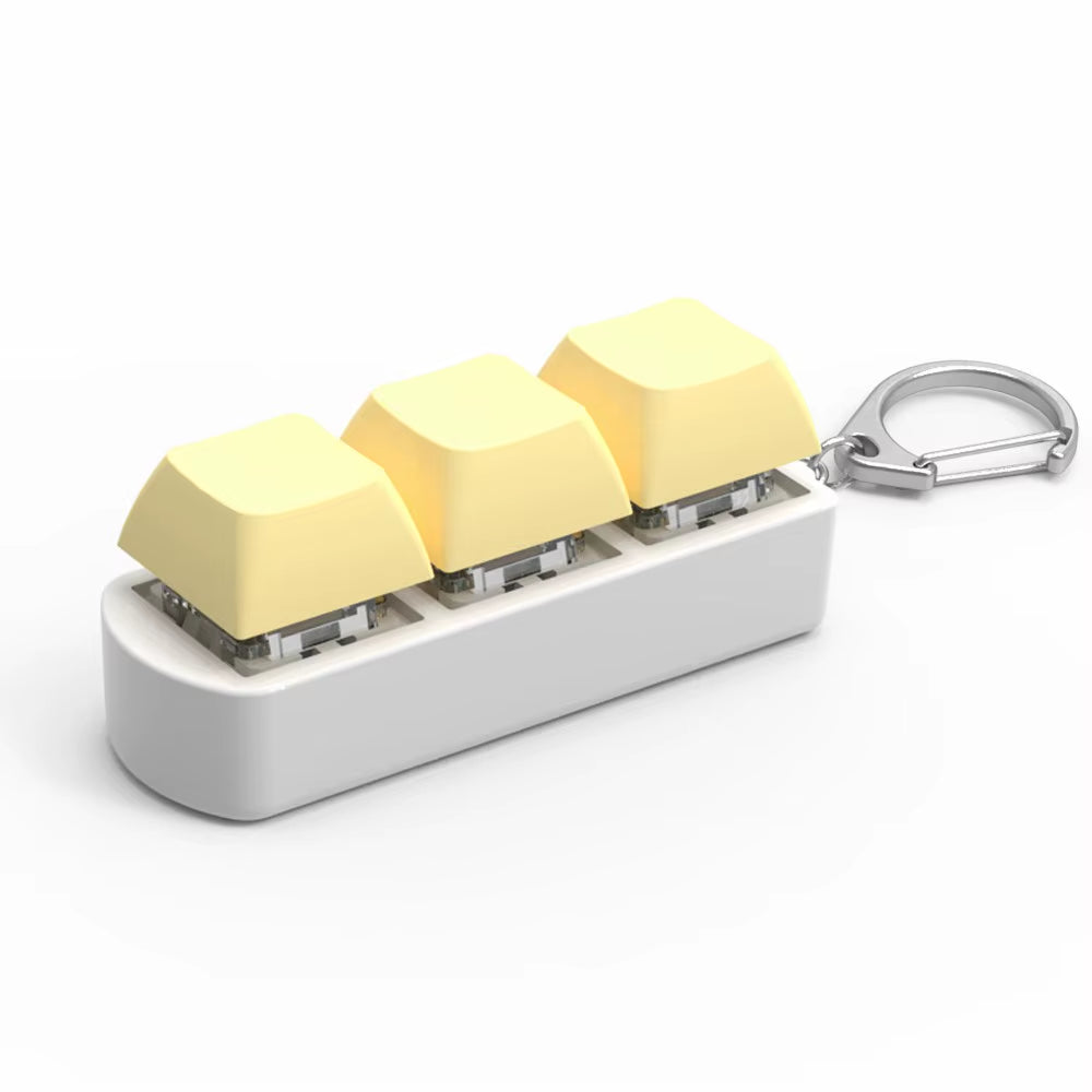 DIY Fidget Keycap Keychain - Stress Relief Keyboard Accessory and Toy