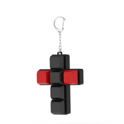 DIY Fidget Keycap Keychain - Stress Relief Keyboard Accessory and Toy