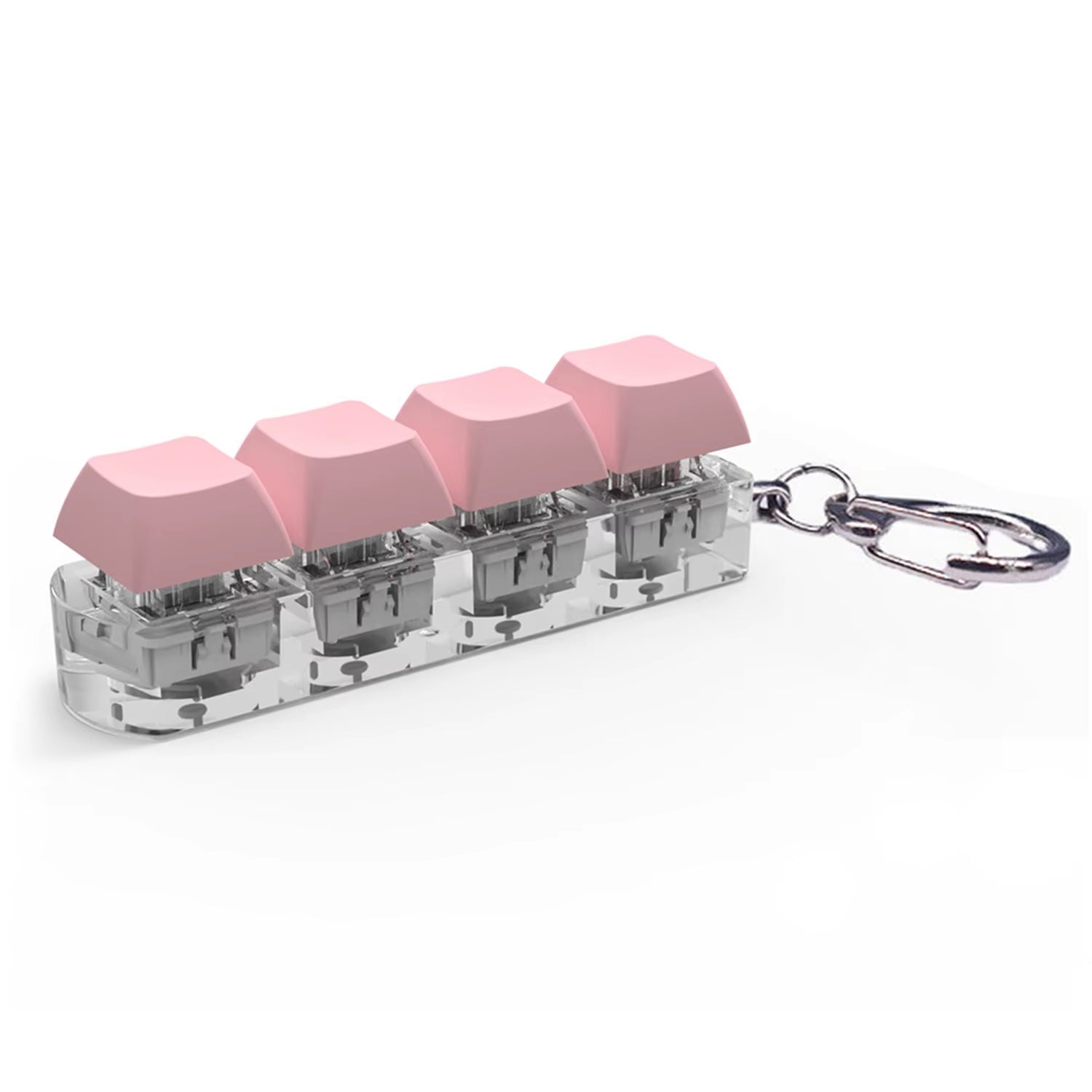 DIY Fidget Keycap Keychain - Stress Relief Keyboard Accessory and Toy