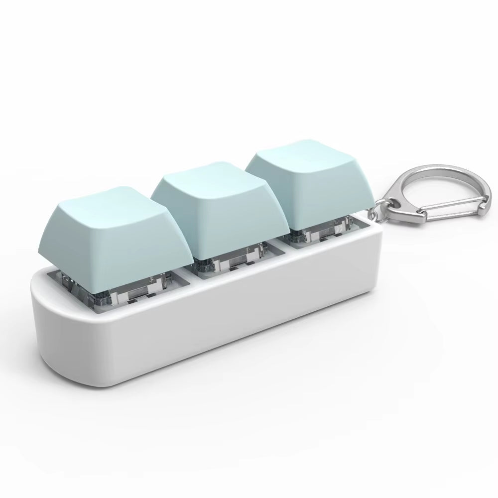 DIY Fidget Keycap Keychain - Stress Relief Keyboard Accessory and Toy